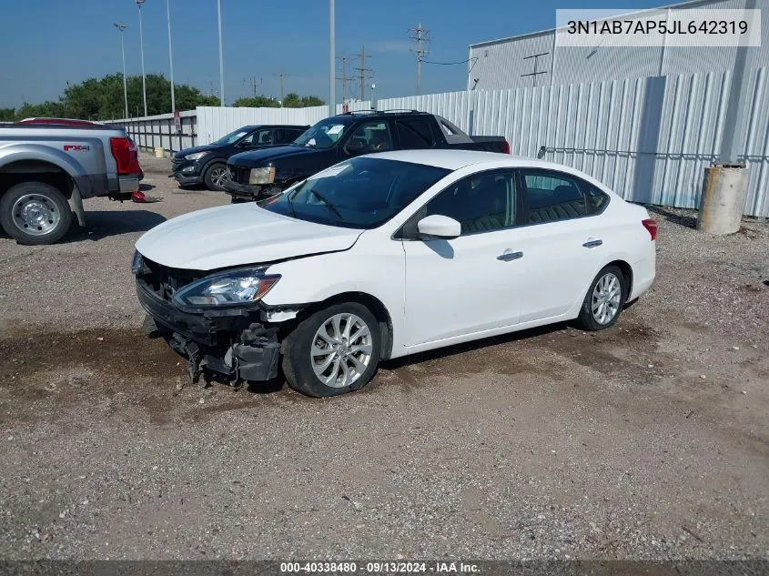 3N1AB7AP5JL642319 2018 Nissan Sentra Sv