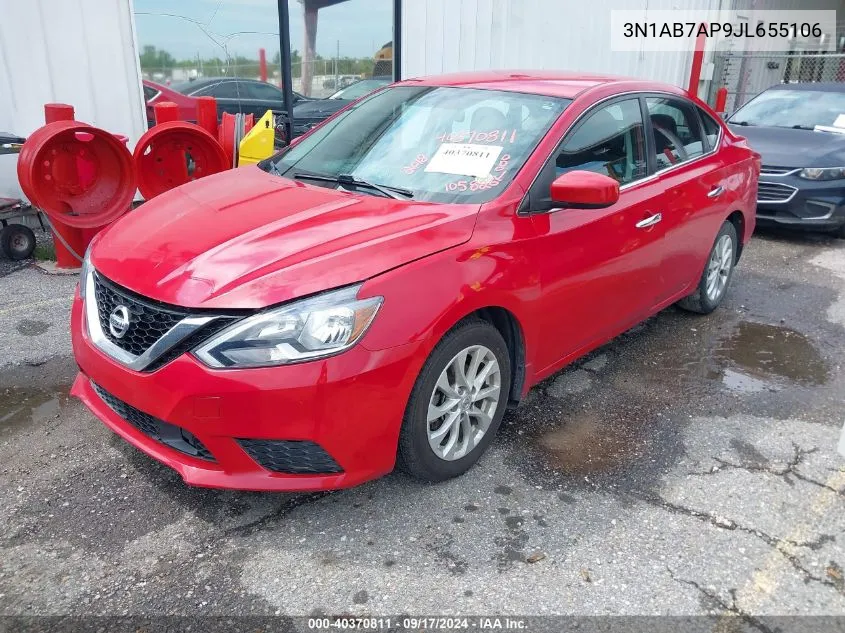 3N1AB7AP9JL655106 2018 Nissan Sentra Sv