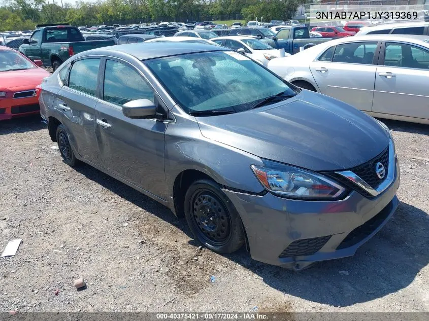 2018 Nissan Sentra S VIN: 3N1AB7AP1JY319369 Lot: 40375421