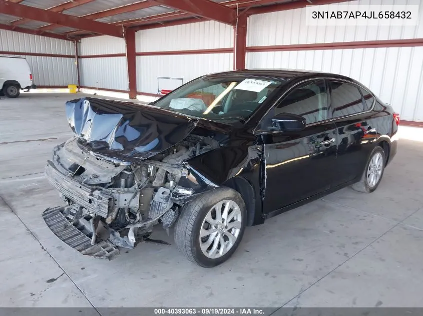 2018 Nissan Sentra Sv VIN: 3N1AB7AP4JL658432 Lot: 40393063