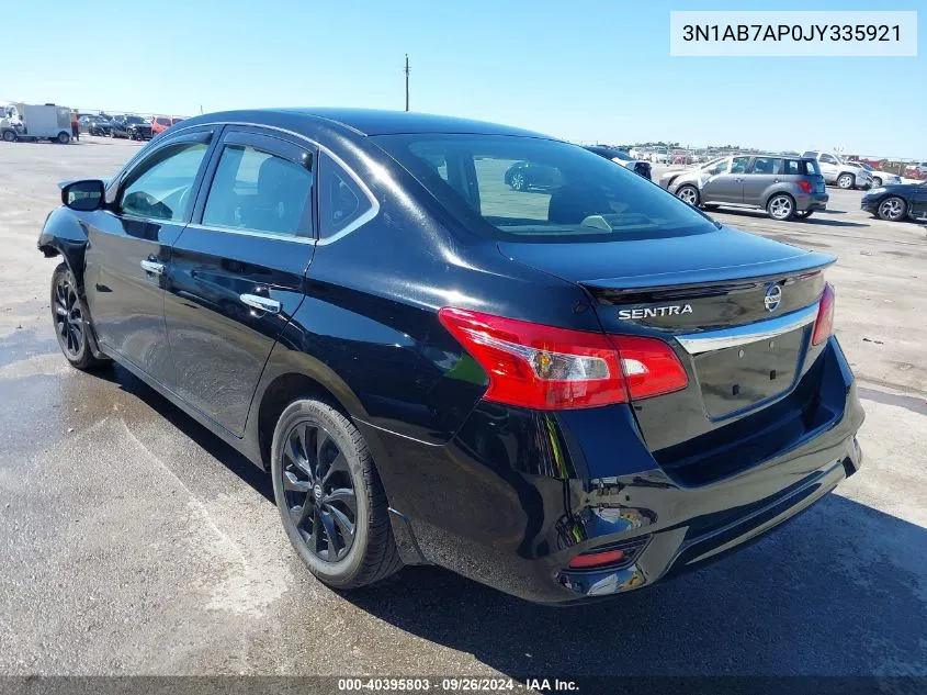 2018 Nissan Sentra S VIN: 3N1AB7AP0JY335921 Lot: 40395803