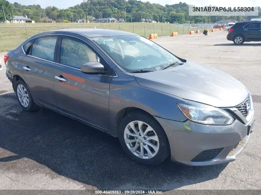 2018 Nissan Sentra Sv VIN: 3N1AB7AP6JL658304 Lot: 40409863