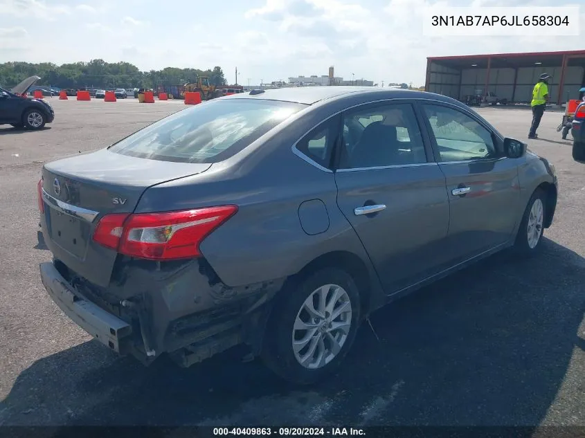 3N1AB7AP6JL658304 2018 Nissan Sentra Sv