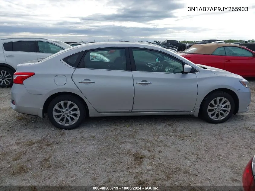 2018 Nissan Sentra S/Sv/Sr/Sl VIN: 3N1AB7AP9JY265903 Lot: 40503719