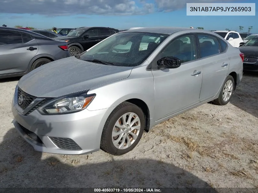 2018 Nissan Sentra S/Sv/Sr/Sl VIN: 3N1AB7AP9JY265903 Lot: 40503719