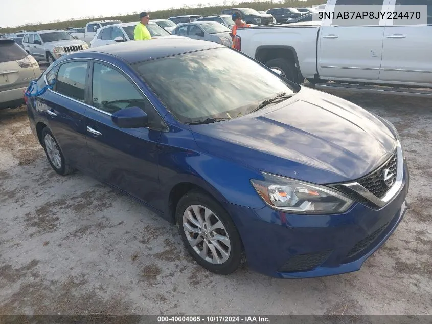 2018 Nissan Sentra S/Sv/Sr/Sl VIN: 3N1AB7AP8JY224470 Lot: 40604065