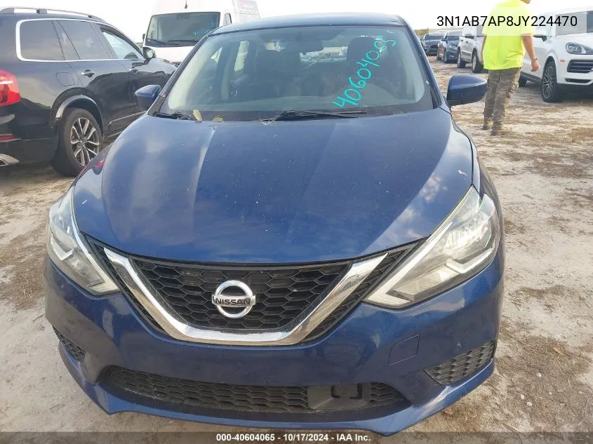 2018 Nissan Sentra S/Sv/Sr/Sl VIN: 3N1AB7AP8JY224470 Lot: 40604065