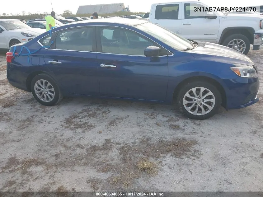 2018 Nissan Sentra S/Sv/Sr/Sl VIN: 3N1AB7AP8JY224470 Lot: 40604065