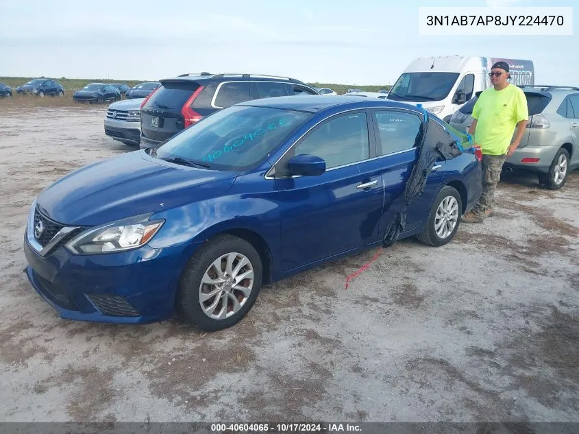 2018 Nissan Sentra S/Sv/Sr/Sl VIN: 3N1AB7AP8JY224470 Lot: 40604065