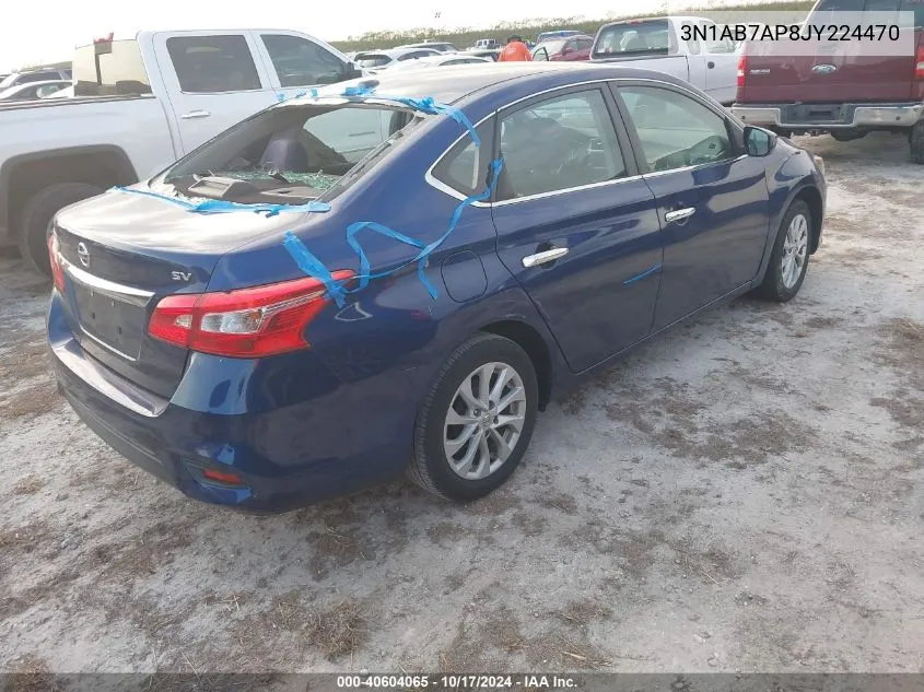 2018 Nissan Sentra S/Sv/Sr/Sl VIN: 3N1AB7AP8JY224470 Lot: 40604065