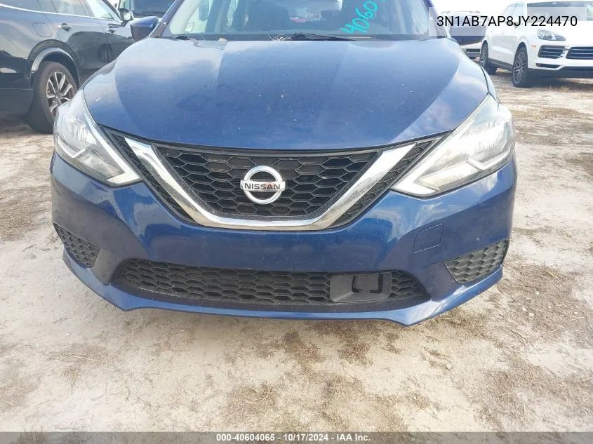 2018 Nissan Sentra S/Sv/Sr/Sl VIN: 3N1AB7AP8JY224470 Lot: 40604065