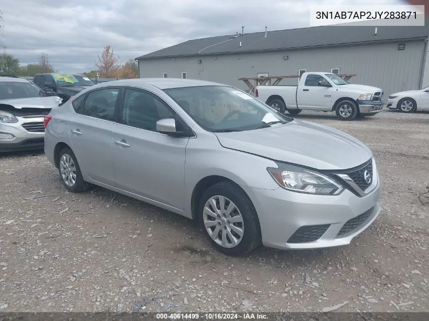 3N1AB7AP2JY283871 2018 Nissan Sentra S