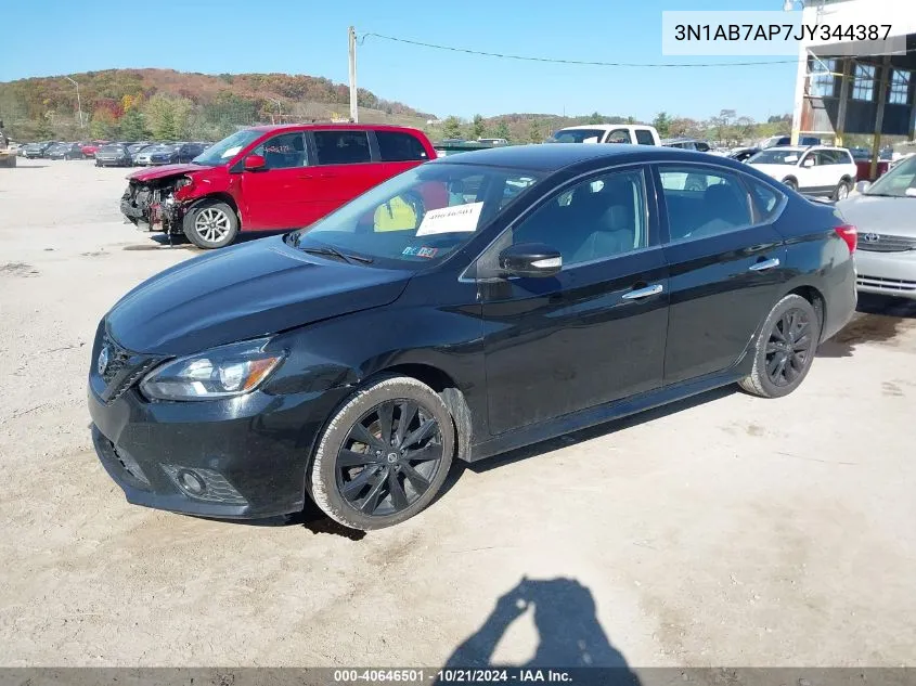 3N1AB7AP7JY344387 2018 Nissan Sentra S/Sv/Sr/Sl