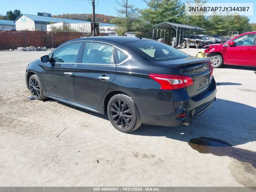 3N1AB7AP7JY344387 2018 Nissan Sentra S/Sv/Sr/Sl