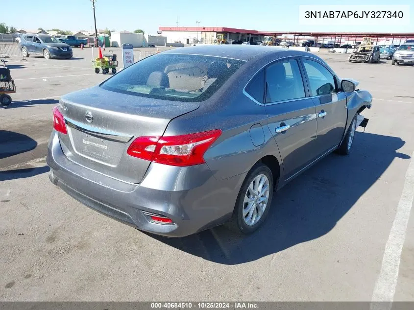 2018 Nissan Sentra S VIN: 3N1AB7AP6JY327340 Lot: 40684510