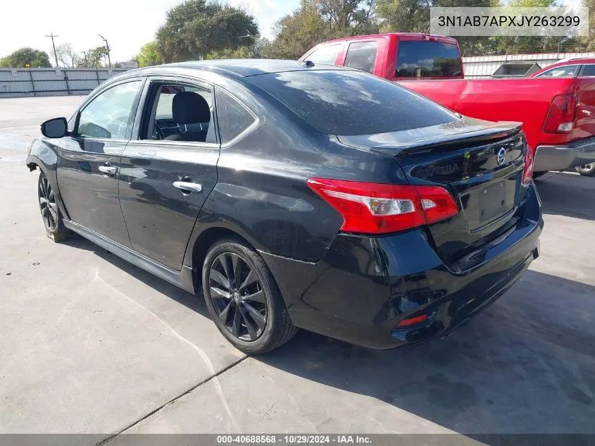 2018 Nissan Sentra Sr VIN: 3N1AB7APXJY263299 Lot: 40688568