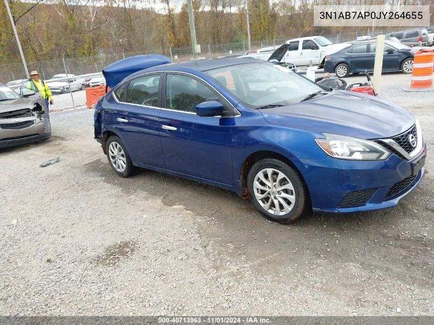 2018 Nissan Sentra S/Sv/Sr/Sl VIN: 3N1AB7AP0JY264655 Lot: 40713963