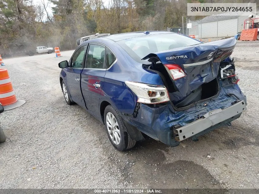 2018 Nissan Sentra S/Sv/Sr/Sl VIN: 3N1AB7AP0JY264655 Lot: 40713963