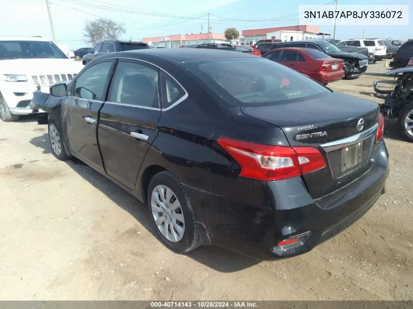 3N1AB7AP8JY336072 2018 Nissan Sentra S