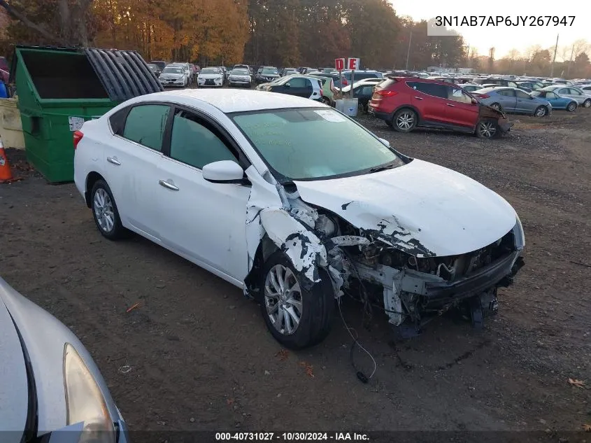 3N1AB7AP6JY267947 2018 Nissan Sentra Sv