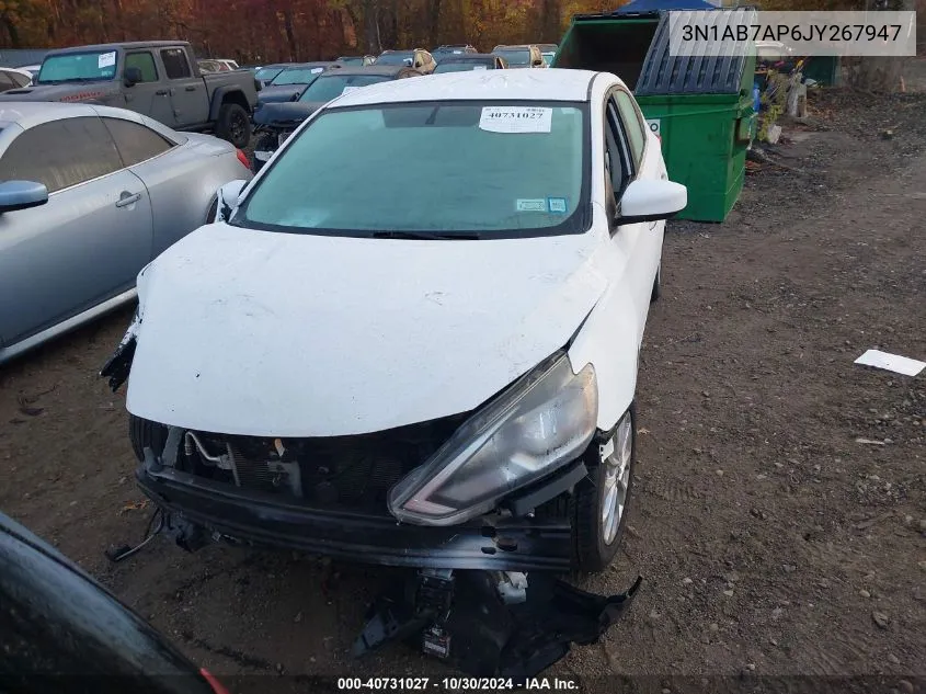 3N1AB7AP6JY267947 2018 Nissan Sentra Sv