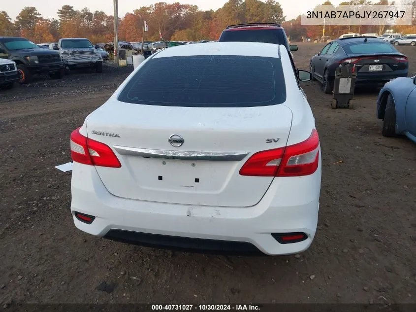 3N1AB7AP6JY267947 2018 Nissan Sentra Sv