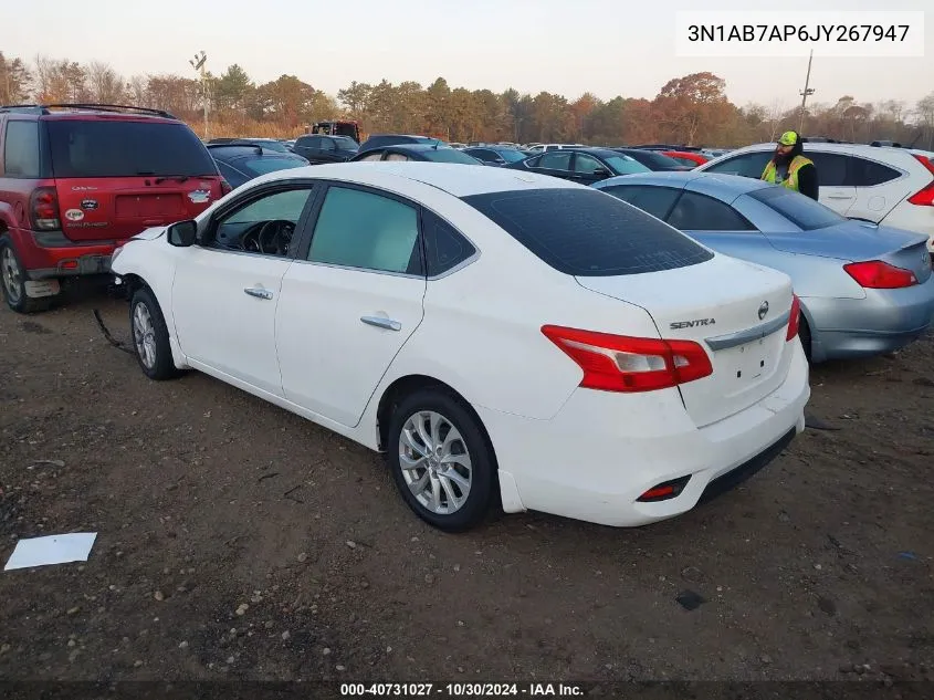 3N1AB7AP6JY267947 2018 Nissan Sentra Sv