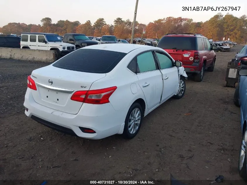 3N1AB7AP6JY267947 2018 Nissan Sentra Sv