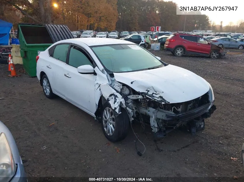 3N1AB7AP6JY267947 2018 Nissan Sentra Sv