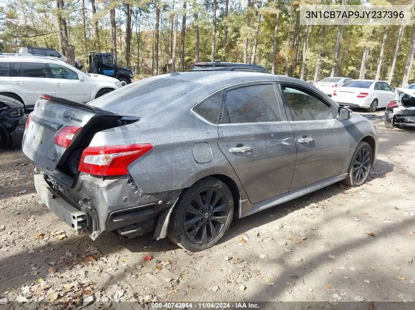 2018 Nissan Sentra Sr Turbo VIN: 3N1CB7AP9JY237396 Lot: 40742964