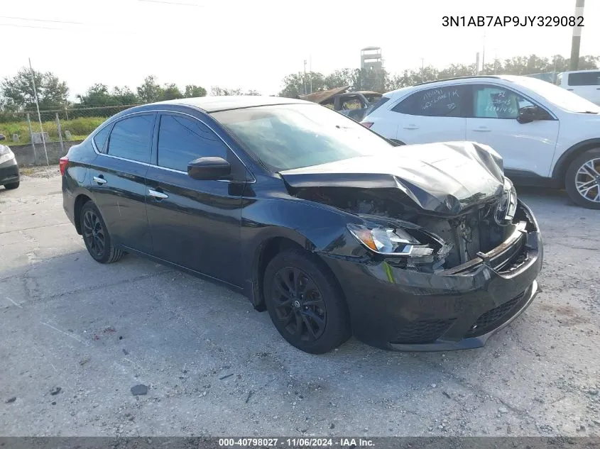 2018 Nissan Sentra S VIN: 3N1AB7AP9JY329082 Lot: 40798027