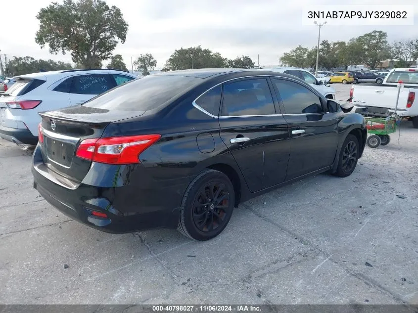 2018 Nissan Sentra S VIN: 3N1AB7AP9JY329082 Lot: 40798027