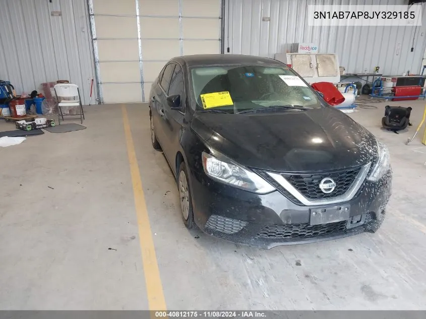 2018 Nissan Sentra S VIN: 3N1AB7AP8JY329185 Lot: 40812175