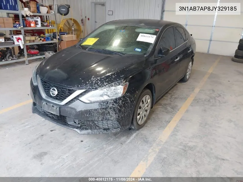 2018 Nissan Sentra S VIN: 3N1AB7AP8JY329185 Lot: 40812175