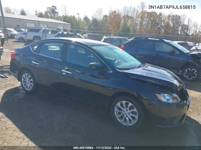 2018 Nissan Sentra Sv VIN: 3N1AB7AP9JL658815 Lot: 40815964