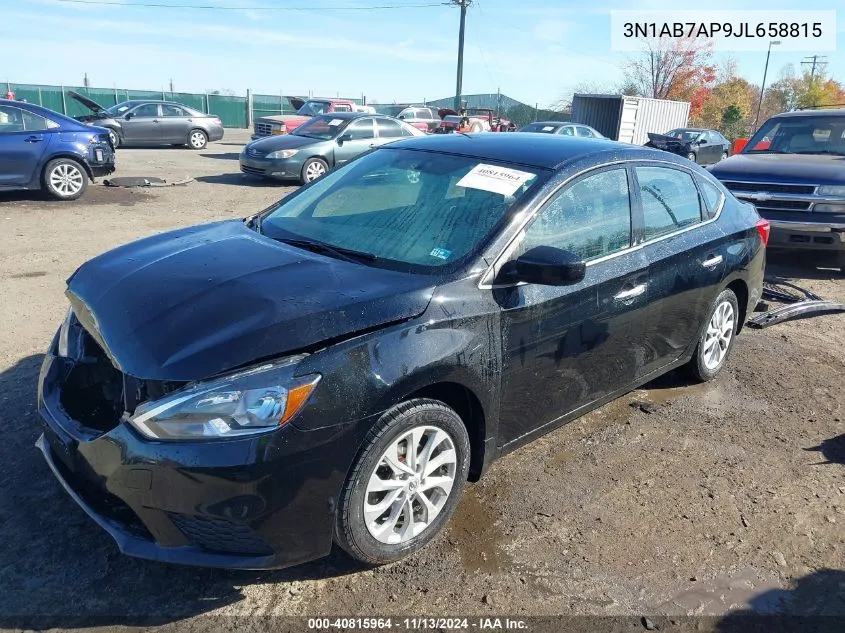 2018 Nissan Sentra Sv VIN: 3N1AB7AP9JL658815 Lot: 40815964