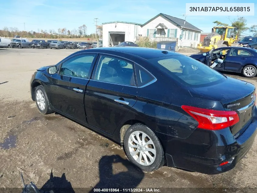 2018 Nissan Sentra Sv VIN: 3N1AB7AP9JL658815 Lot: 40815964