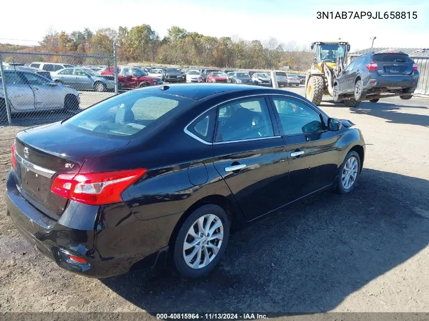 2018 Nissan Sentra Sv VIN: 3N1AB7AP9JL658815 Lot: 40815964