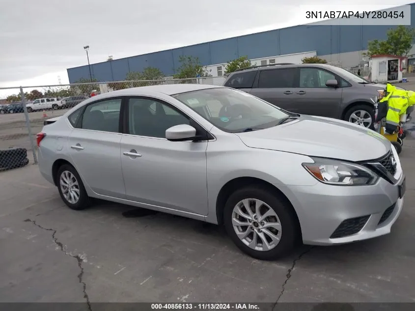 2018 Nissan Sentra Sv VIN: 3N1AB7AP4JY280454 Lot: 40856133