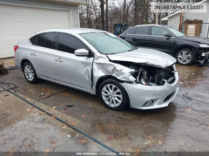 3N1AB7AP6JL653331 2018 Nissan Sentra Sv