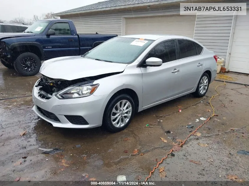 3N1AB7AP6JL653331 2018 Nissan Sentra Sv