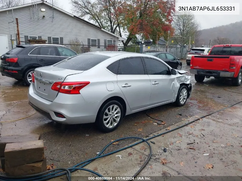 3N1AB7AP6JL653331 2018 Nissan Sentra Sv