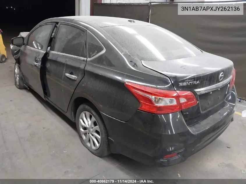 3N1AB7APXJY262136 2018 Nissan Sentra Sv