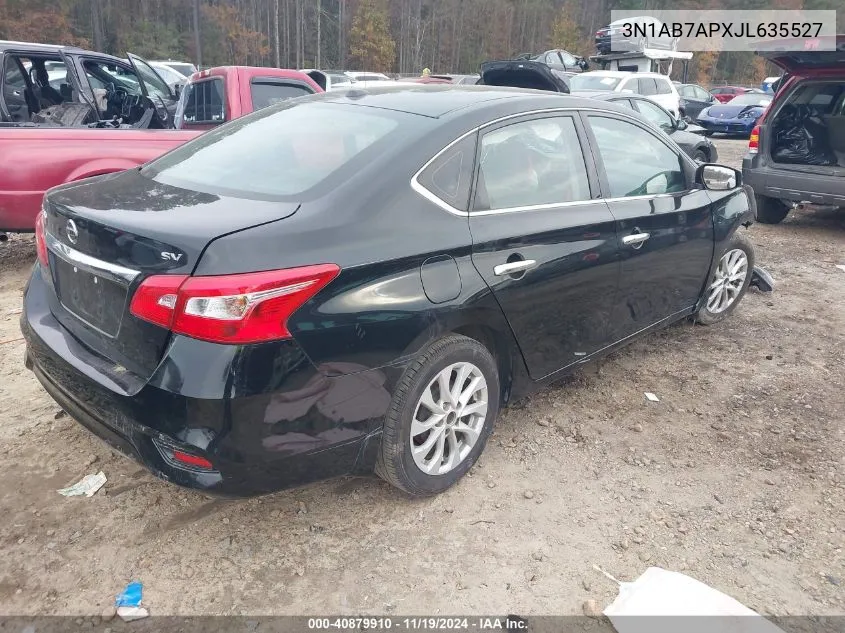 2018 Nissan Sentra Sv VIN: 3N1AB7APXJL635527 Lot: 40879910