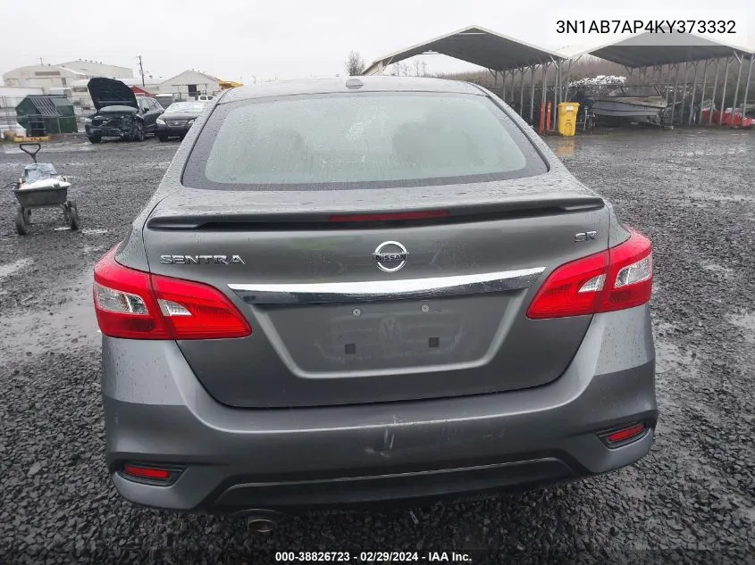 2019 Nissan Sentra Sr VIN: 3N1AB7AP4KY373332 Lot: 38826723