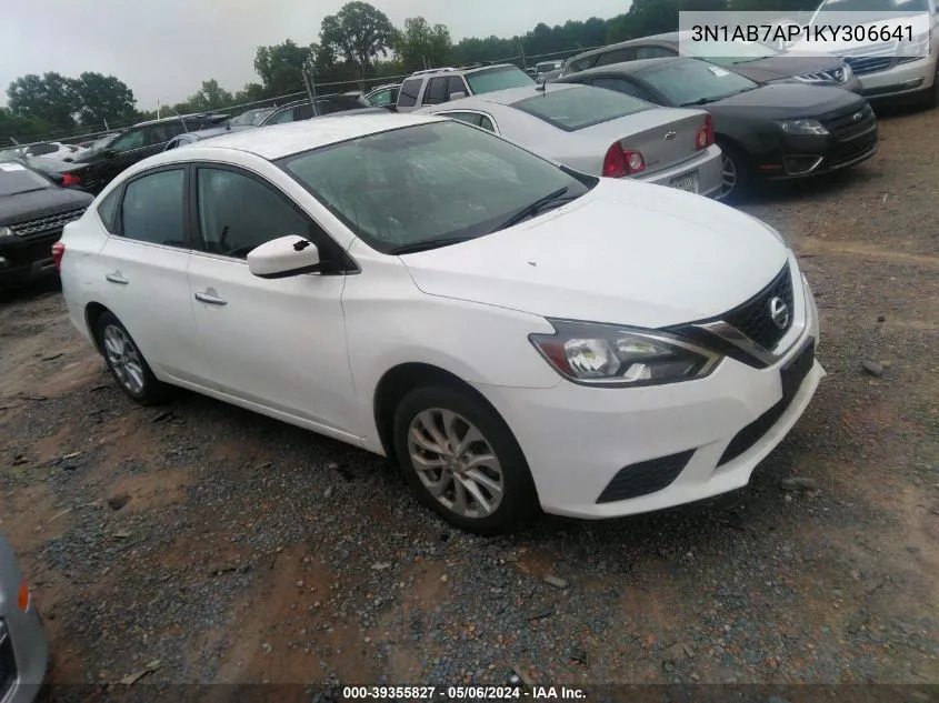 3N1AB7AP1KY306641 2019 Nissan Sentra Sv