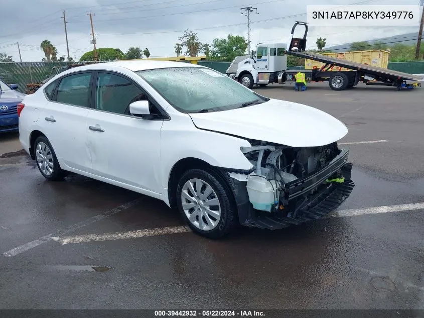 3N1AB7AP8KY349776 2019 Nissan Sentra S