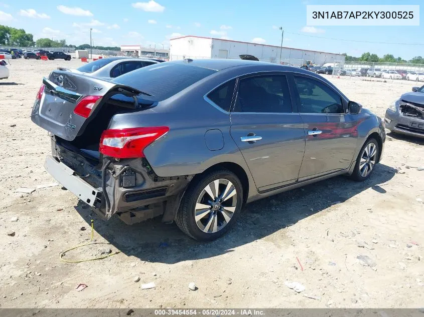 2019 Nissan Sentra Sv VIN: 3N1AB7AP2KY300525 Lot: 39454554