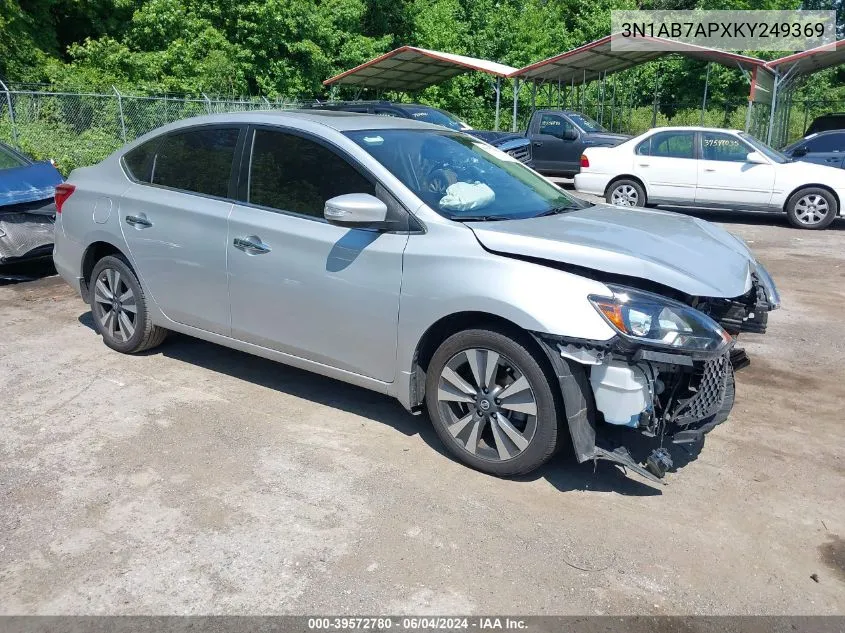 3N1AB7APXKY249369 2019 Nissan Sentra Sl