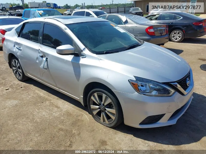 2019 Nissan Sentra Sv VIN: 3N1AB7AP5KY297877 Lot: 39632572